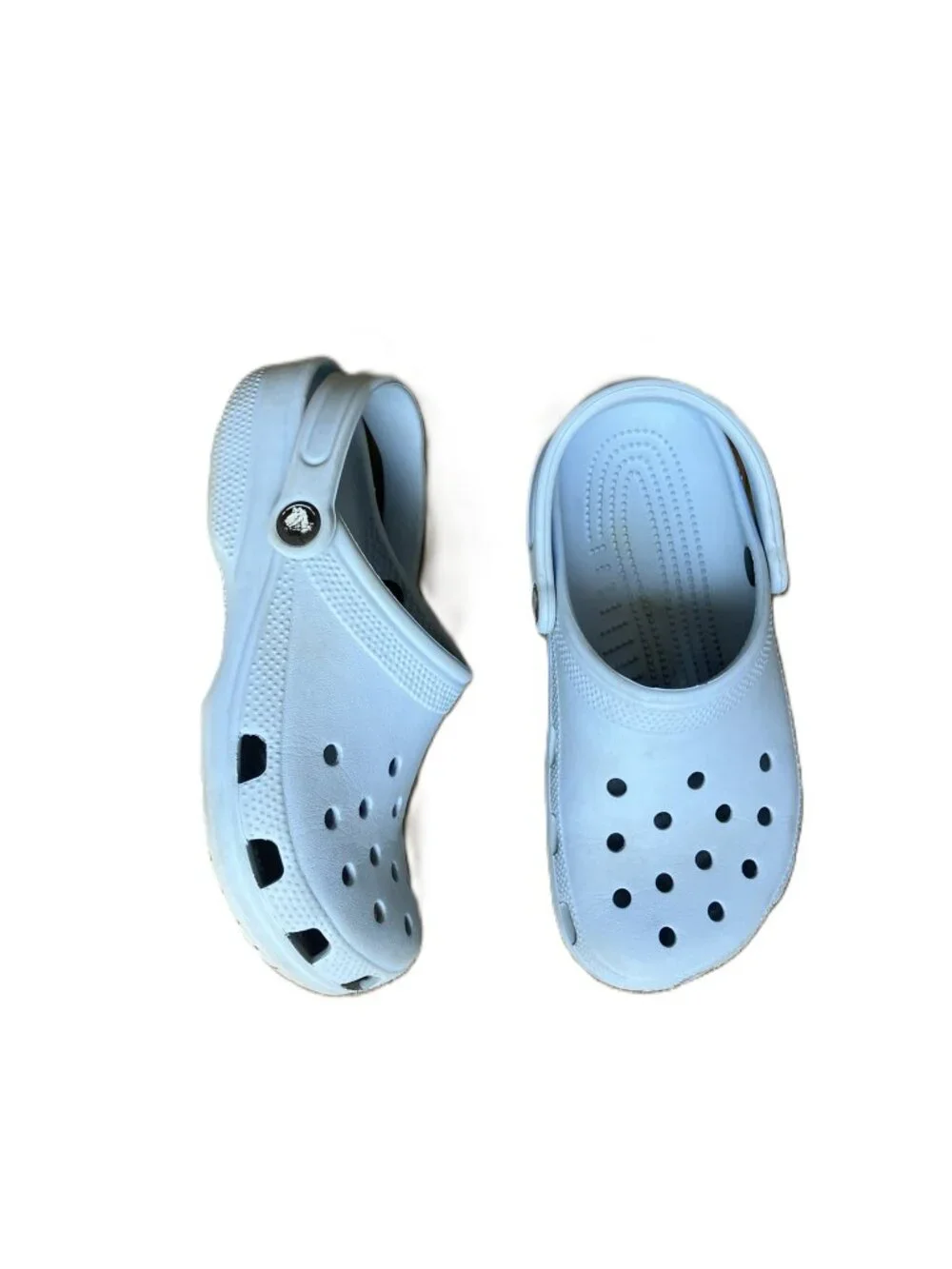 Crocs Classic Clogs - Sky / Pastel Light Blue - Youth Size J5